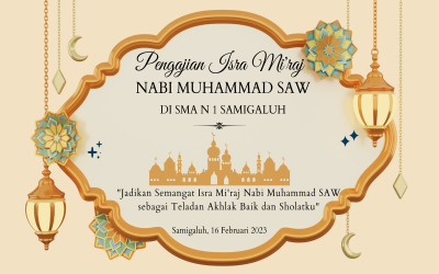 Smansa Mengaji...Peringatan Isra Mi’raj Nabi Muhammad SAW 1444 H Tahun 2023